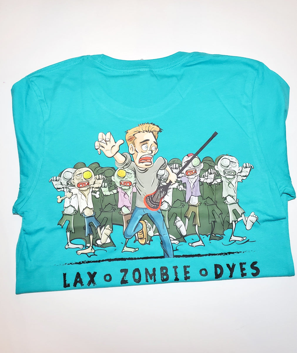 Men's/Unisex Short Sleeve Tee (3001CVC) Lax Zombie Dyes